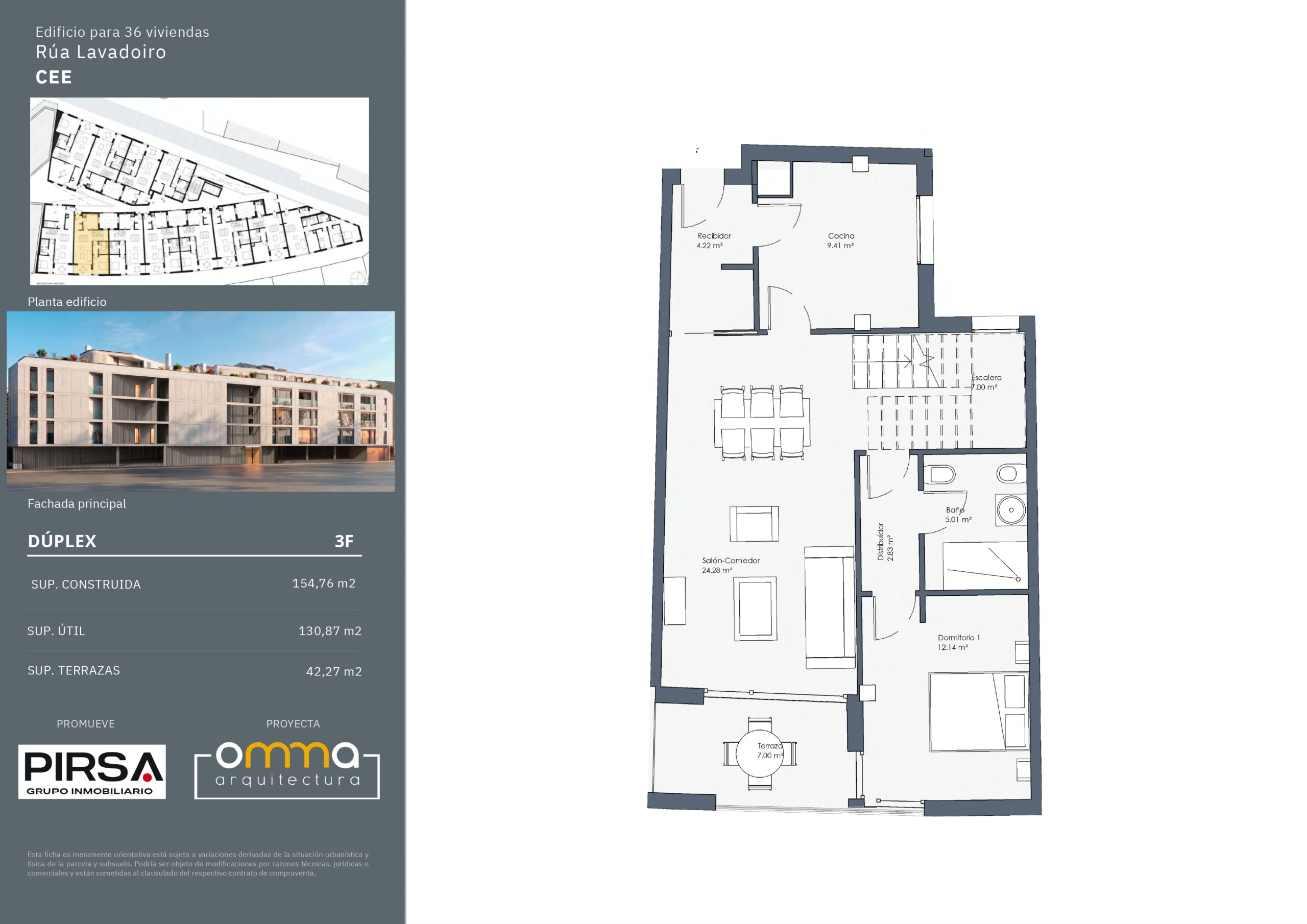 Residencia Nordes Duplex Tercero F 1